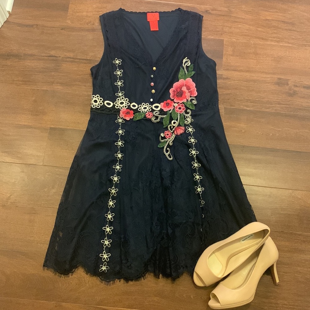 V Cristina dress